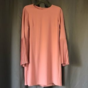 Blush pink dress with pockets